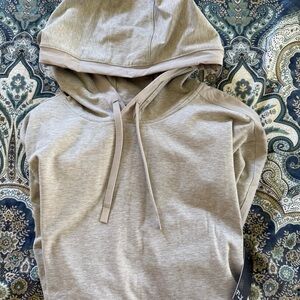 Men's Beige Hoodie Sweater